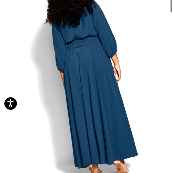 NWT City Chic Maxi Desire Dress in Jade Size 20 - Picture 2 of 7